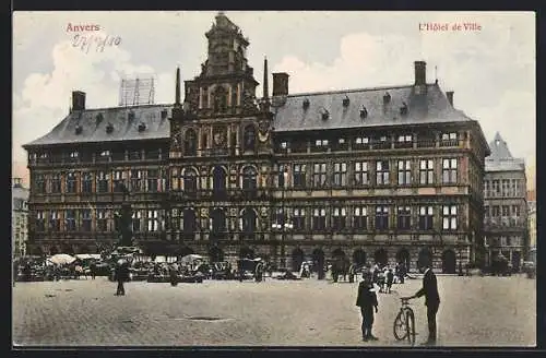 AK Anvers, L`Hôtel de Ville