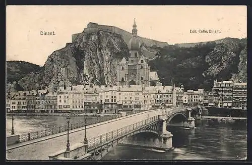 AK Dinant, Brücke und Festung