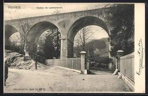 AK Verviers, Viaduc de Lambermont