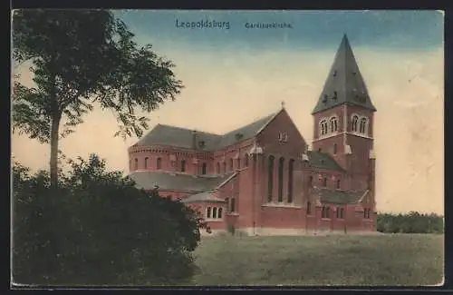 AK Leopoldsburg, Blick auf die Garnisonkirche