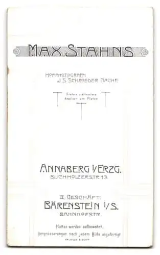 Fotografie Max Stahns, Annaberg, Buchholzerstr. 13, Zwei Kinder in eleganter Garderobe