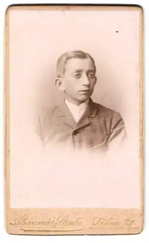 Fotografie Alexander Strub, Löbau i./S., Poststrasse 309b, Porträt eines jungen Mannes.