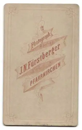 Fotografie J. N. Fürstberger, Pfarrkirchen, Porträt eines Herren mit Bart und Anzug