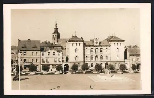 AK Posen, Gebäude im Sonnenschein