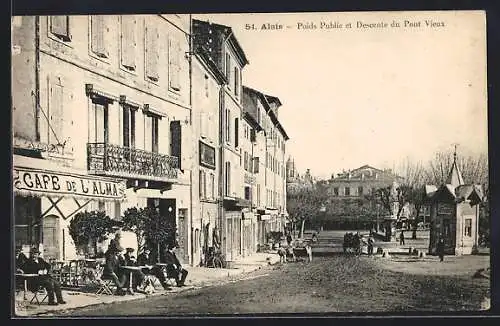 AK Alais, Poids Public et Descente du Pont Vieux