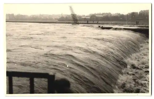 11 Fotografien Kurt Jahn, Gera, Ansicht Gera, Hochwasser - Flutkatastrophe 1954