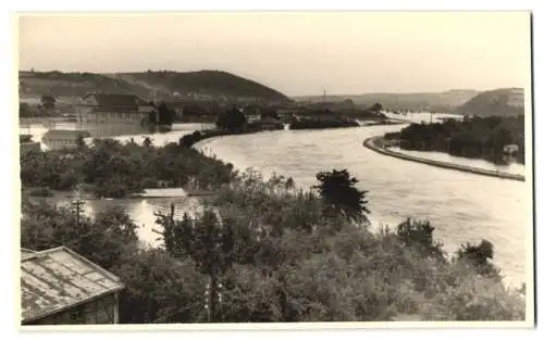 11 Fotografien Kurt Jahn, Gera, Ansicht Gera, Hochwasser - Flutkatastrophe 1954