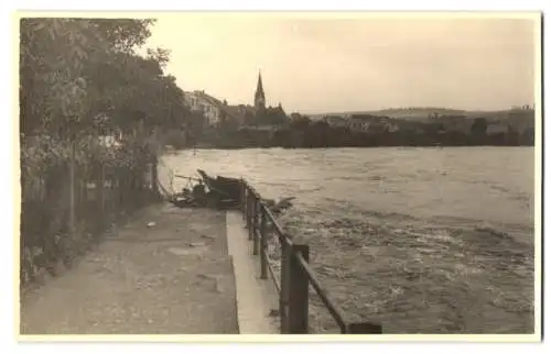 11 Fotografien Kurt Jahn, Gera, Ansicht Gera, Hochwasser - Flutkatastrophe 1954