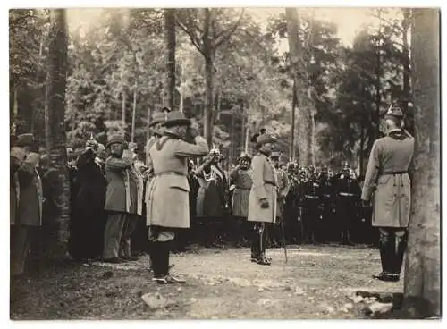 11 Fotografien Paul Lamm & A.E. Hohlwein, Berlin, Ansicht Bad Sobernheim, Kaiser WilhelmII. Einweihung Utsch-Denkmal