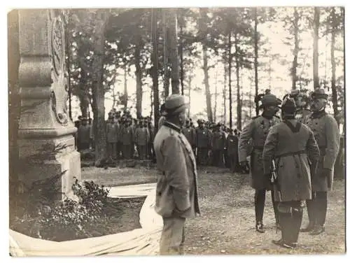 11 Fotografien Paul Lamm & A.E. Hohlwein, Berlin, Ansicht Bad Sobernheim, Kaiser WilhelmII. Einweihung Utsch-Denkmal