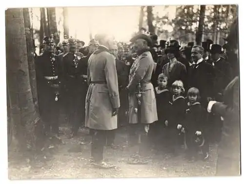 11 Fotografien Paul Lamm & A.E. Hohlwein, Berlin, Ansicht Bad Sobernheim, Kaiser WilhelmII. Einweihung Utsch-Denkmal