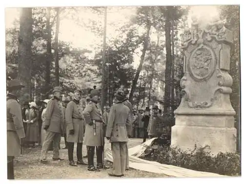 11 Fotografien Paul Lamm & A.E. Hohlwein, Berlin, Ansicht Bad Sobernheim, Kaiser WilhelmII. Einweihung Utsch-Denkmal