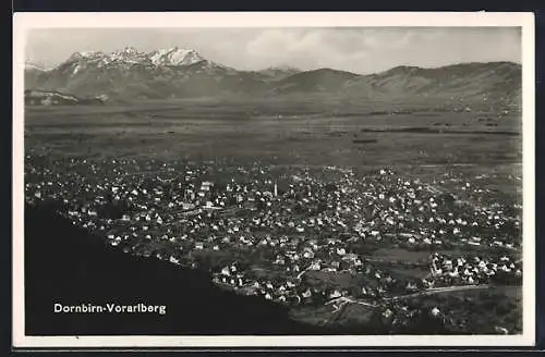 AK Dornbirn /Vorarlberg, Totalansicht aus der Vogelschau