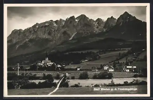 AK Werfen, Dorf Werfen g. d. Tennengebirge