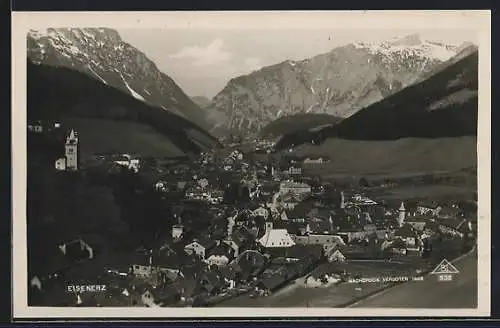 AK Eisenerz, Ortsansicht aus der Vogelschau