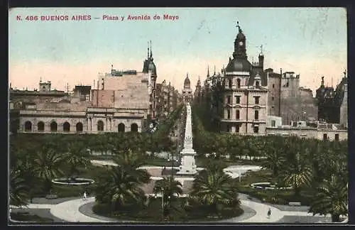 AK Buenos Aires, Plaza y Avenida de Mayo