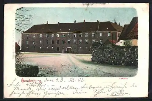 AK Sonderburg, Partie am Schloss