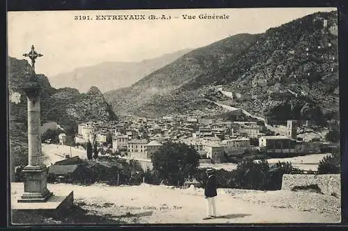 AK Entrevaux, Vue Generale