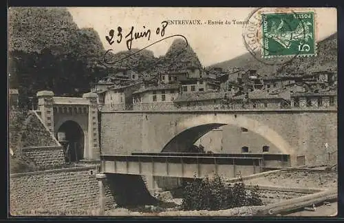 AK Entrevaux, Entrée du Tunnel