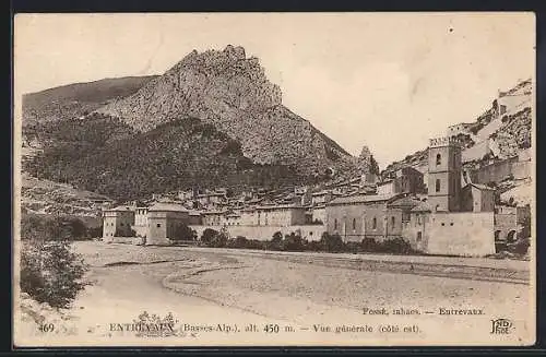 AK Entrevaux /Basses-Alp., Vue générale, Côté est