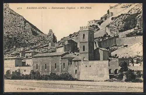 AK Entrevaux /Basses-Alpes, L`Église