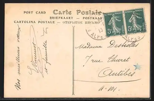 AK Entrevaux /Basses-Alpes, L`Église