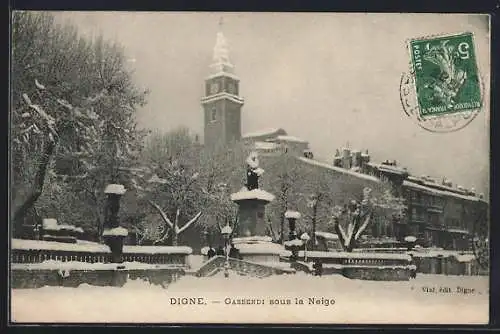 AK Digne, Gassendi sous la Neige