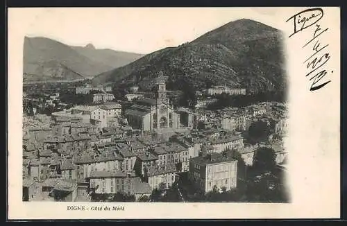 AK Digne, Côté du Midi, Panorama