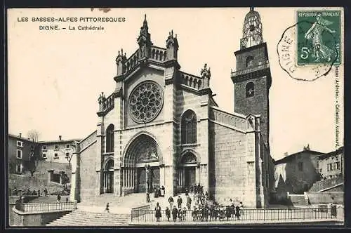 AK Digne, Les Basses-Alpes Pittoresques, La Cathédrale