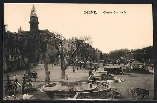 AK Digne, Cours des Arés