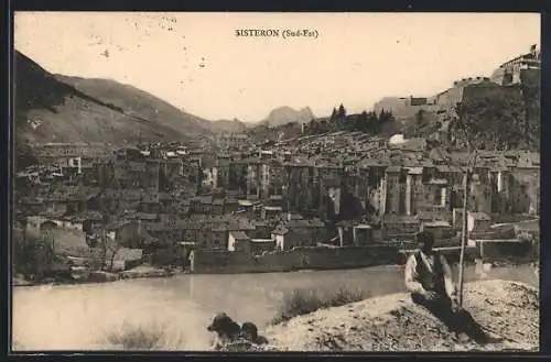 AK Sisteron, Vue générale Sud-Est