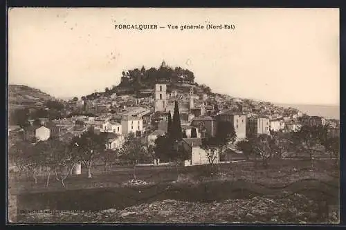 AK Forcalquier, Vue générale Nord-Est