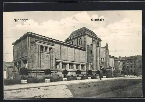 AK Mannheim, Blick auf die Kunsthalle