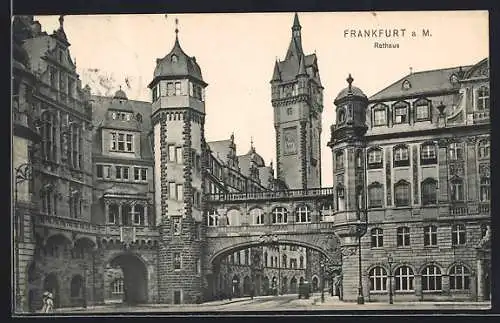 AK Alt-Frankfurt, Blick auf das Rathaus