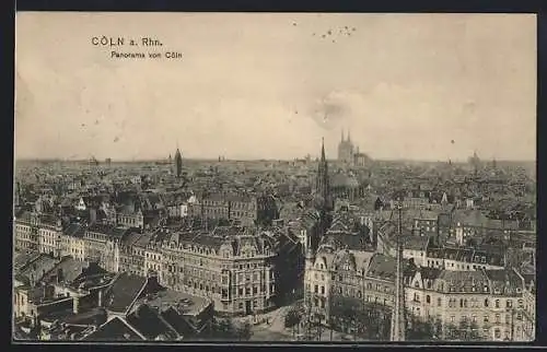 AK Köln a. Rhn., Panoramablick über die Stadt