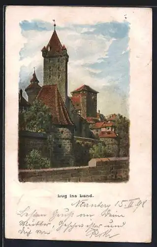 Lithographie Nürnberg, Lug ins Land