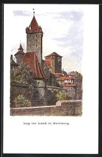 Lithographie Nürnberg, Der Lug ins Land