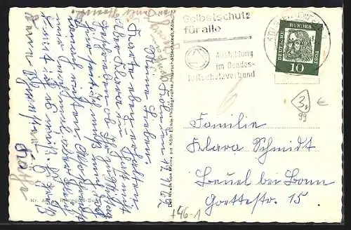 AK Köln, Hohenstaufenring mit Hohenstaufenbad und Strassenbahn