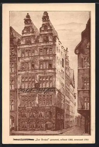 AK Köln, Bäcker-Innungshaus Zur Bretzel, Fachausstellung für Bäckerei, Konditorei und verwandte Gewerbe 1924