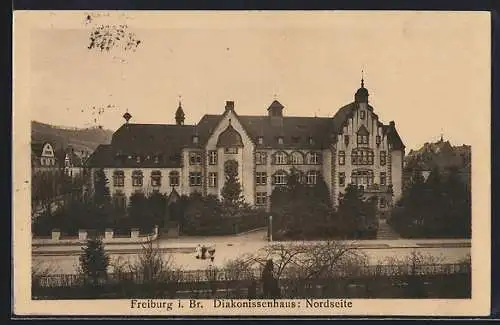 AK Freiburg i. Br., Das Diakonissenhaus von der Nordseite