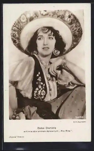 AK Schauspielerin Bebe Daniels in dem Film Rio Rita