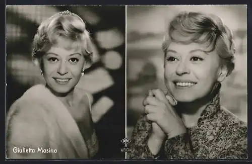 AK Schauspielerin Giulietta Masina in dem Film Jons und Erdme