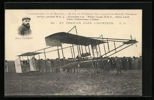 AK Beauce, Aérodome, Flugzeug Henry Farman