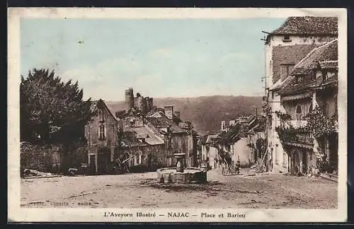 AK Najac /Aveyron, Place et Bariou