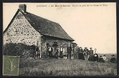 AK Mur-de-Barrez /Aveyron, Buveur de petit lait au Buron de Pleau