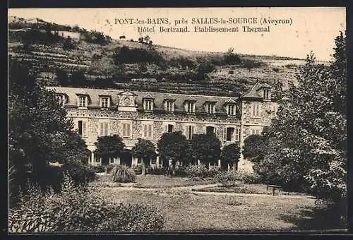 AK Pont-les-Bains /Aveyron, Hôtel Bertrand, Etablissement Thermal