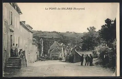 AK Le Pont-de-Salars /Aveyron, Panorama