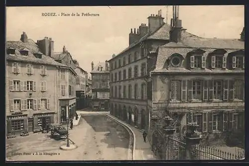 AK Rodez, Place de la Préfecture