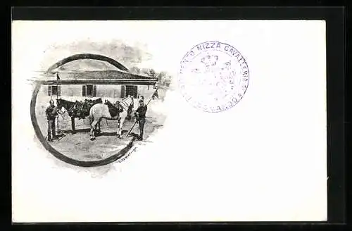 AK Nizza, Comando Reggimento Nizza Cavalleria 1o, Kavallerie
