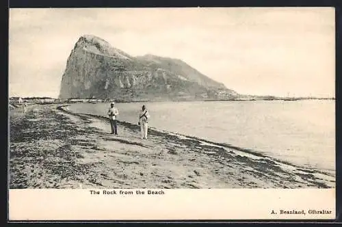 AK Gibraltar, The Rock from the Beach